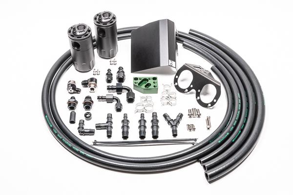 Radium Engineering Dual Catch Can Kit 02-21 Subaru Ej Turbo Fluid Lock - 20-0608-FL