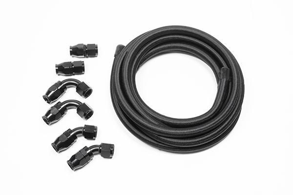 Radium Engineering 10An Universal Ptfe Hose Kit Black - 20-0661