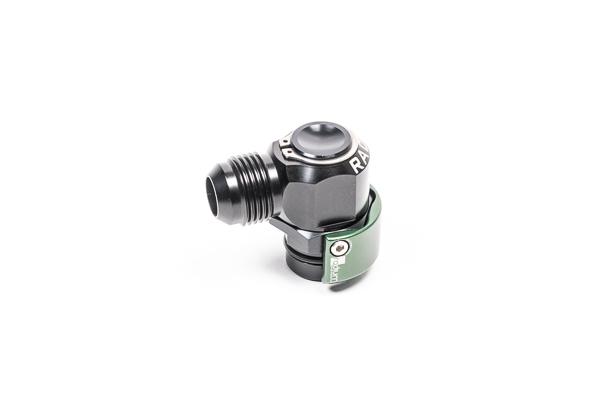 Radium Engineering V2 Quick Connect 19Mm Male To 10An Male 90Deg - 20-0748