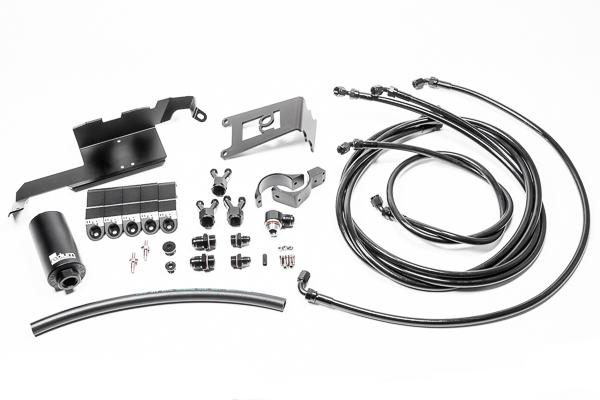 Radium Engineering Fuel Hanger Feed Kit Nissan R35 GT-R Stainless - 20-0851-03