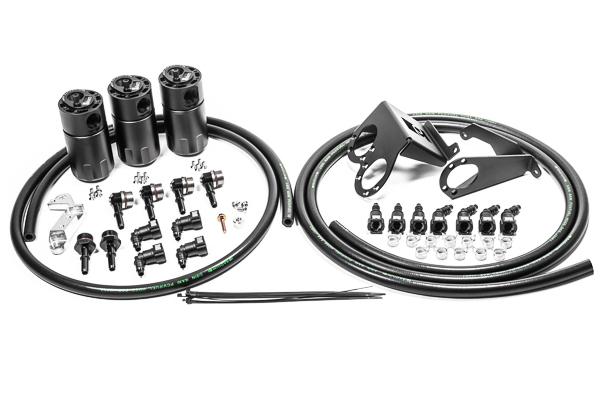Radium Engineering Triple Catch Can Kit 14-19 Corvette Lt1 Fluid Lock - 20-0987-FL