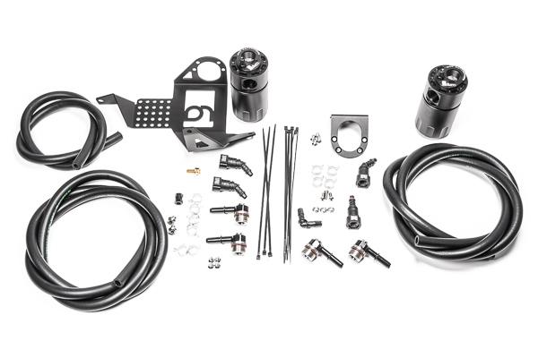 Radium Engineering Dual Catch Can Kit 98-05 Mazda Mx-5 Fluid Lock - 20-1338-FL
