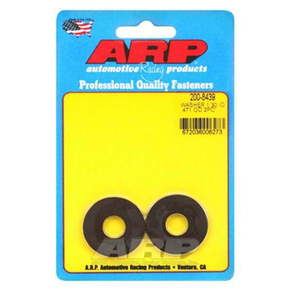 ARP .471 ID 1.30 OD no chamfer black washers - 200-8439