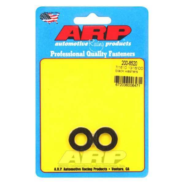 ARP 7/16 ID 13/16 OD black washers - 200-8520