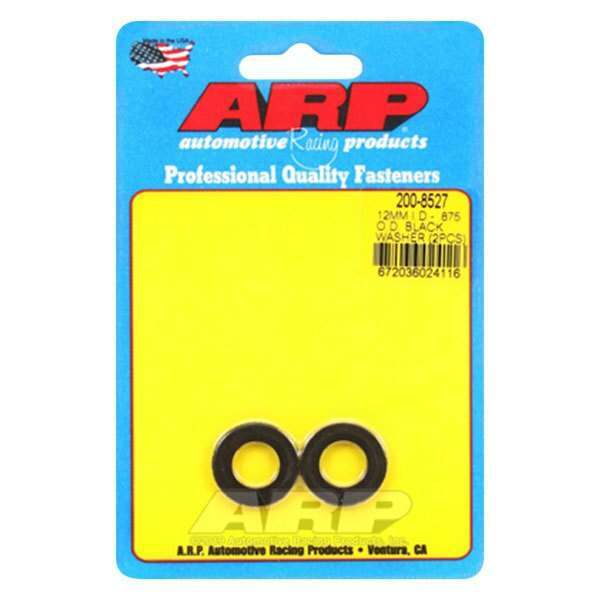 ARP M12 ID .875 OD black washers - 200-8527