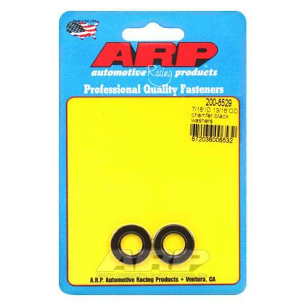 ARP 7/16 ID 13/16 OD chamfer black washers - 200-8529