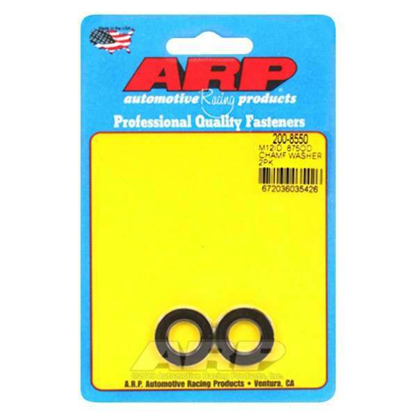 ARP M12 ID .875 OD chamfer black washers - 200-8550