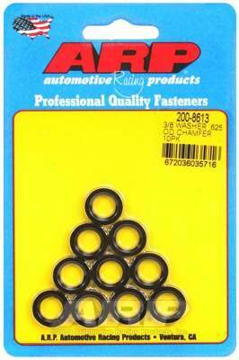 ARP 3/8 ID .625 OD chamfer black washers - 200-8613