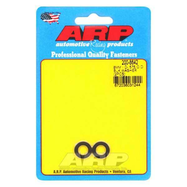ARP M8 ID .575 OD black washers - 200-8642