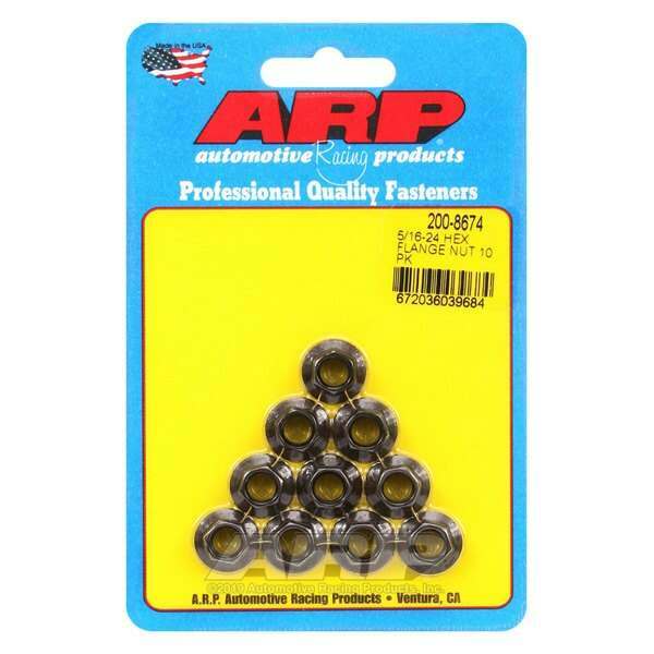 ARP 5/16-24 hex flange nut kit - 200-8674