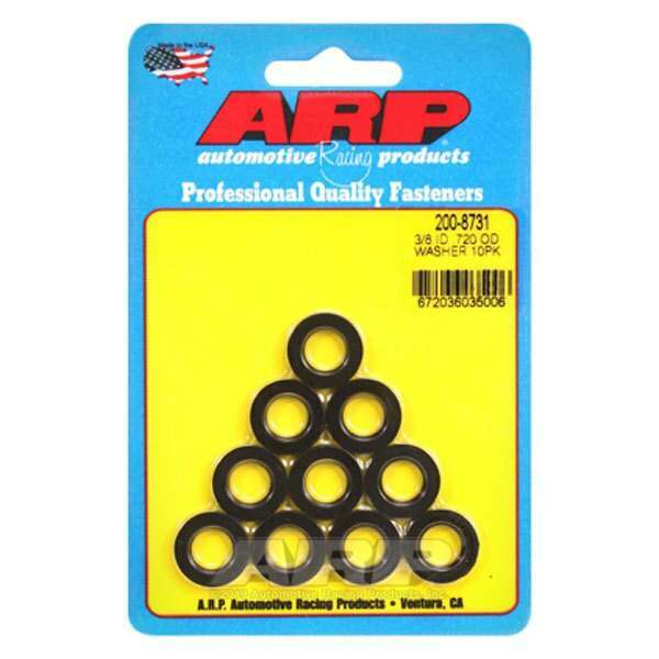 ARP 3/8 ID .720 OD black washers - 200-8731