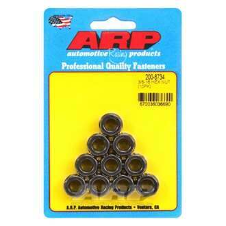 ARP 3/8-16 black hex nut kit - 200-8734