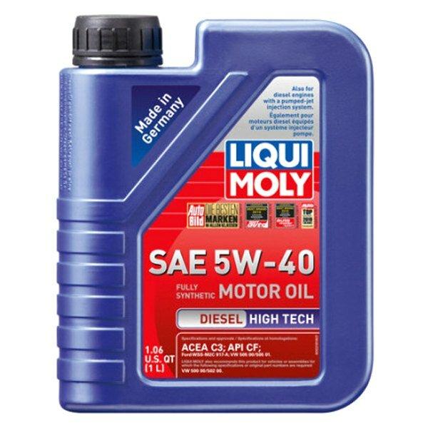 LIQUI MOLY Diesel High Tech 5W-40  - 1 Liter (Case of 6) - 20006