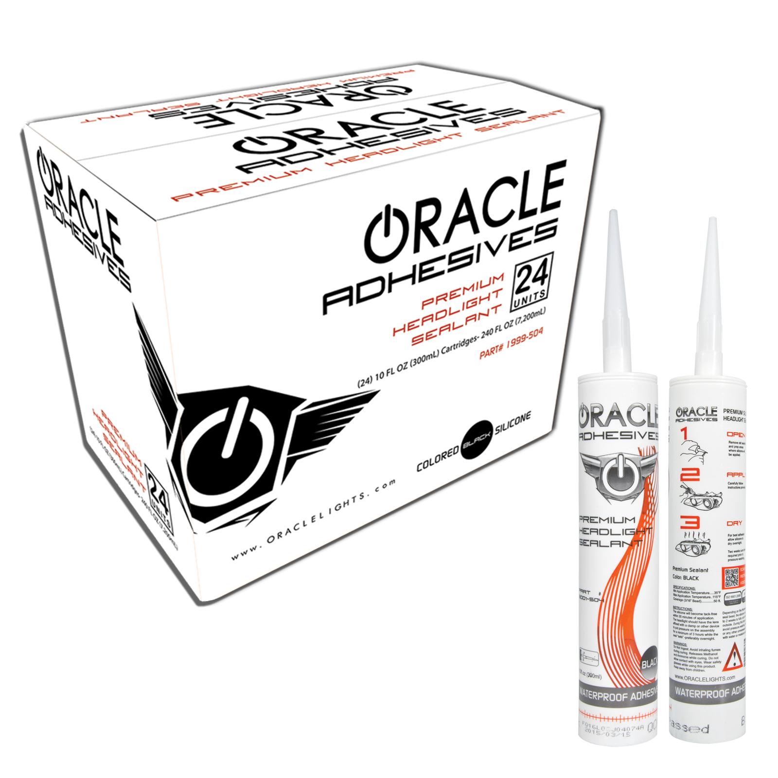 Oracle Lighting Headlight Assembly Adhesive, Black, 10 Oz Tube - 2001-504
