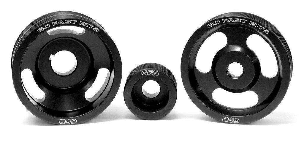 Go Fast Bits 3-Piece Underdrive Pulley Kit (Crank, Alternator &Amp; Power Steering Pulleys (1999-2002 Impreza RS) - 2002