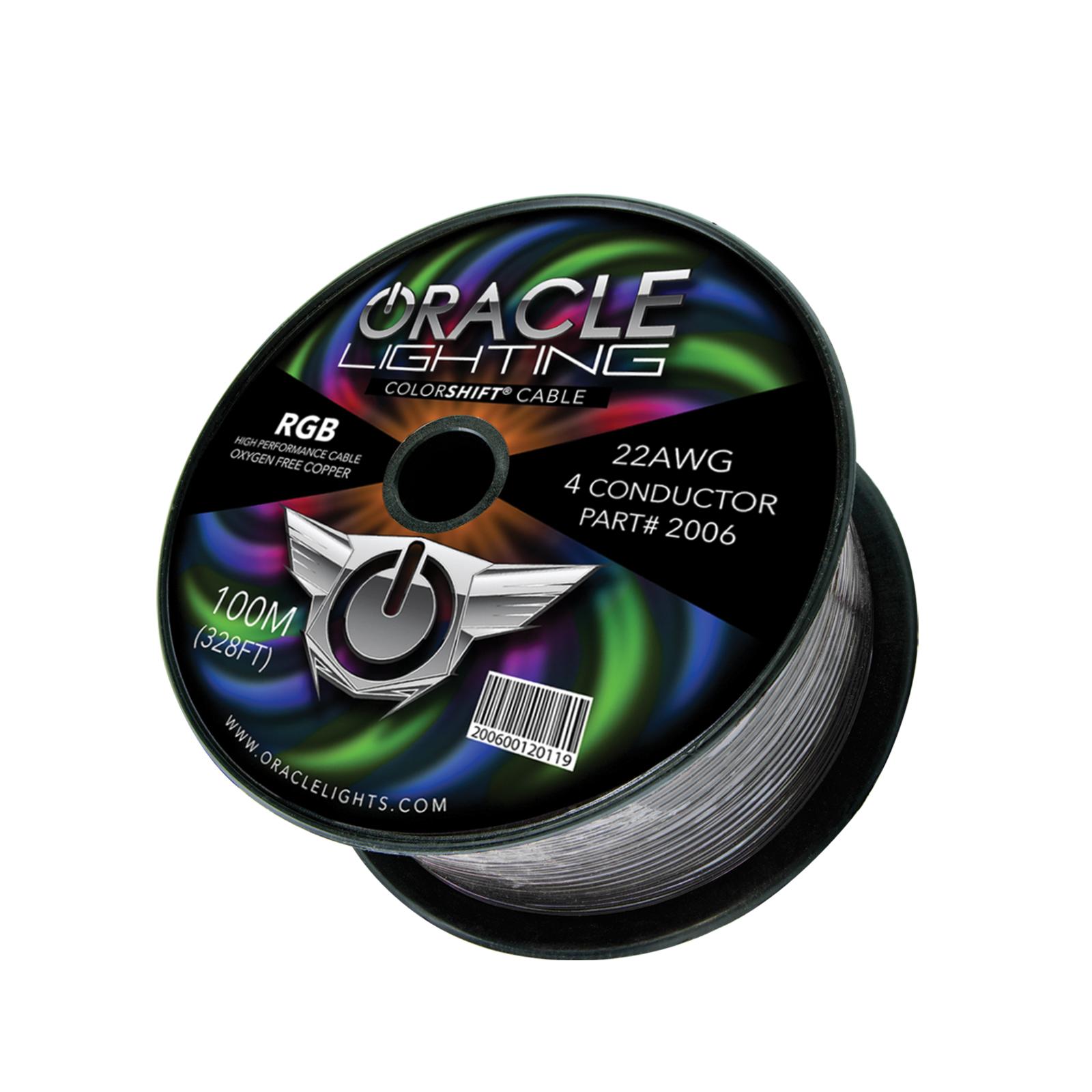Oracle Lighting 22Awg 4 Conductor Rgb Installation Wire 100M Spool, 328 Ft. - 2006-504