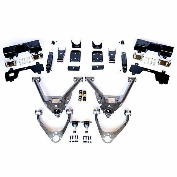IHC Suspension 2007-2016 GM1500 Single Cab (CAST) 5/7 Lowering Kit - IHC-0713CK-57SC