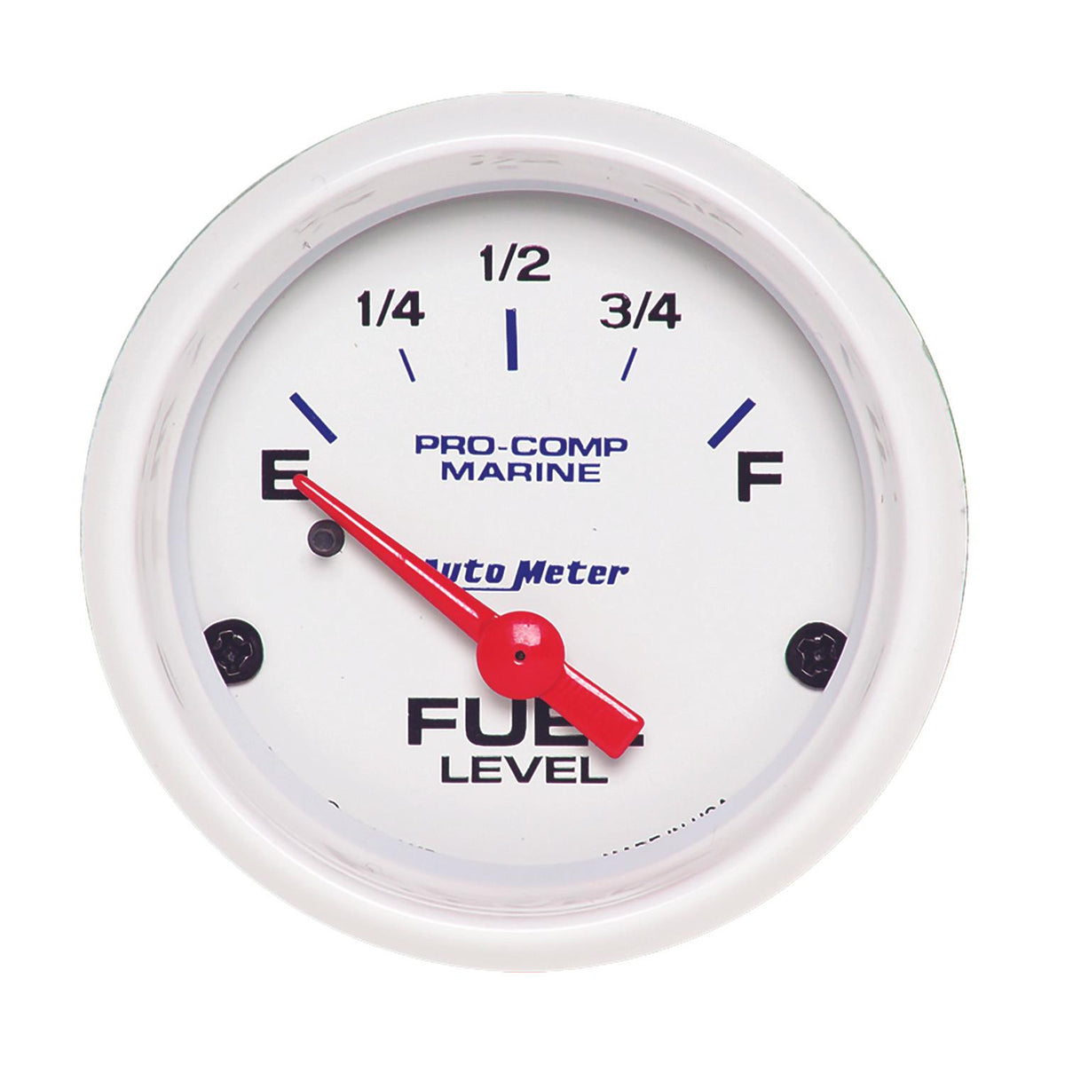 Auto Meter 2-1/16" FUEL LEVEL, 240-33 Ω, MARINE WHITE - 200760
