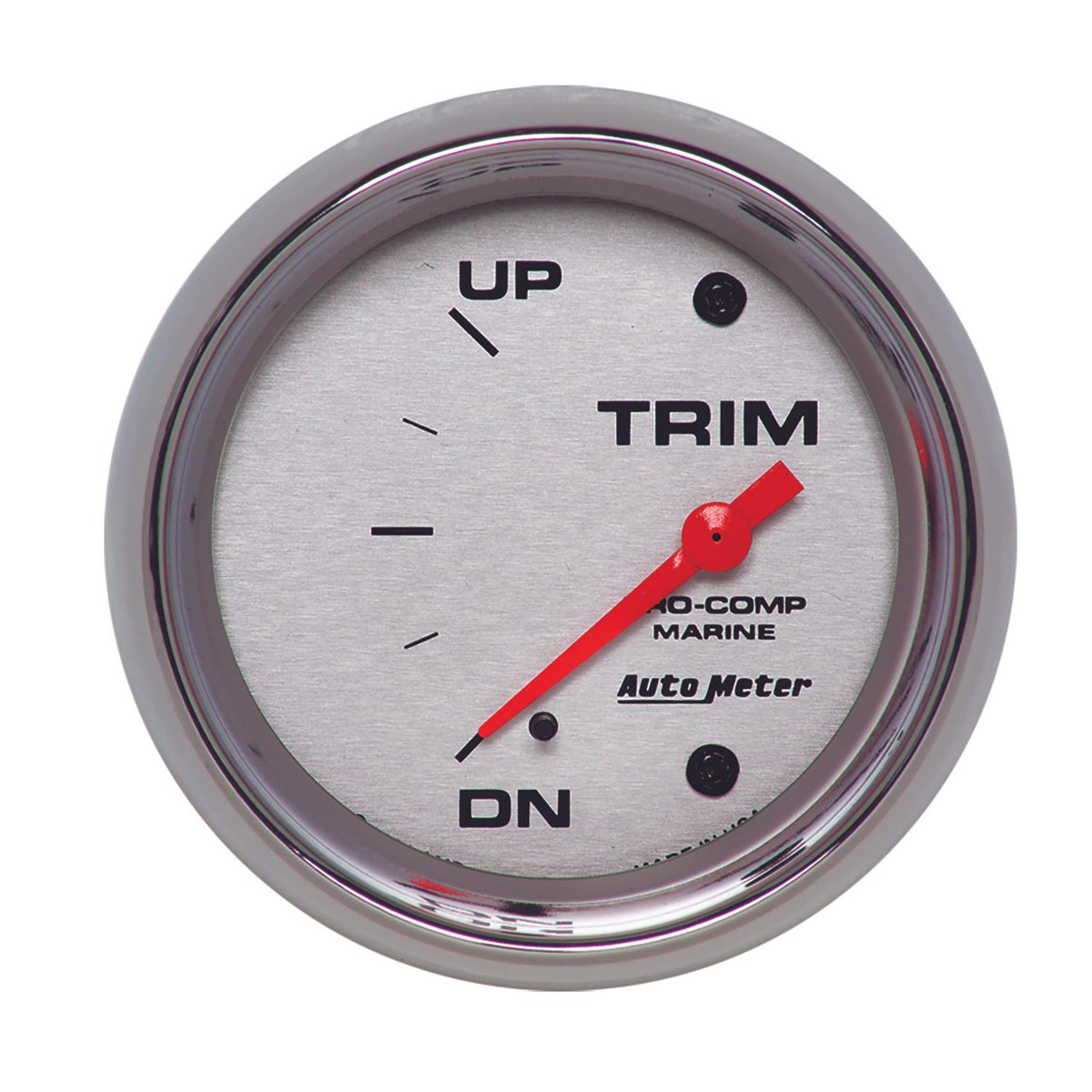 Auto Meter 2-5/8" TRIM LEVEL, UP/DOWN, MARINE CHROME ULTRA-LITE - 200767-35