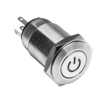 Oracle Lighting Pre-Wired Power Symbol On/Off Flush Mount Led Switch, Uv/Purple - 2009-007