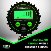 Rhino USA Rhino Usa 200 Psi Digital Tire Inflator Gauge - RGAUGE-0200