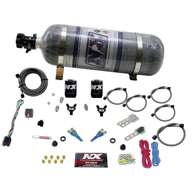 Nitrous Express Ford Efi Dual Nozzle (100-300Hp) With Composite Bottle - 20115-12