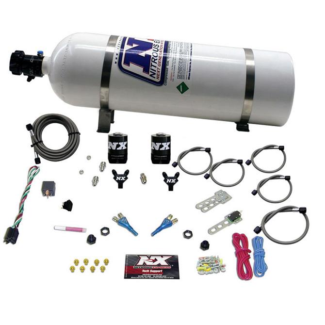 Nitrous Express Ford Efi Dual Nozzle (100-300Hp) With 15Lb Bottle - 20115-15