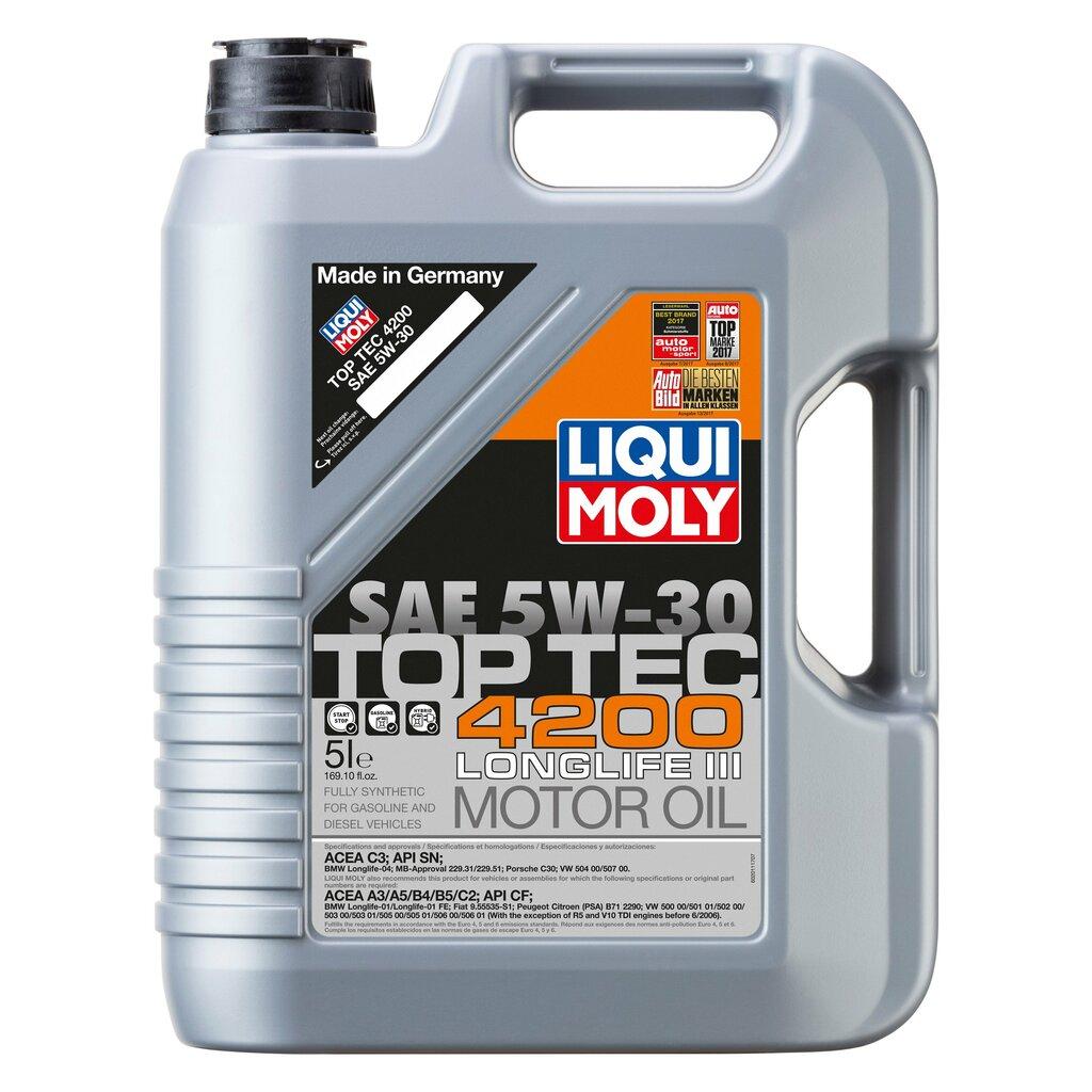 LIQUI MOLY Top Tec 4200 5W-30 - 5 Liter (Case of 4) - 2011