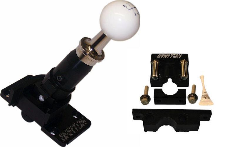 Barton Industries 2011-2014 Mustang Shifter w/ 2 Post Bracket, Ball & adapter