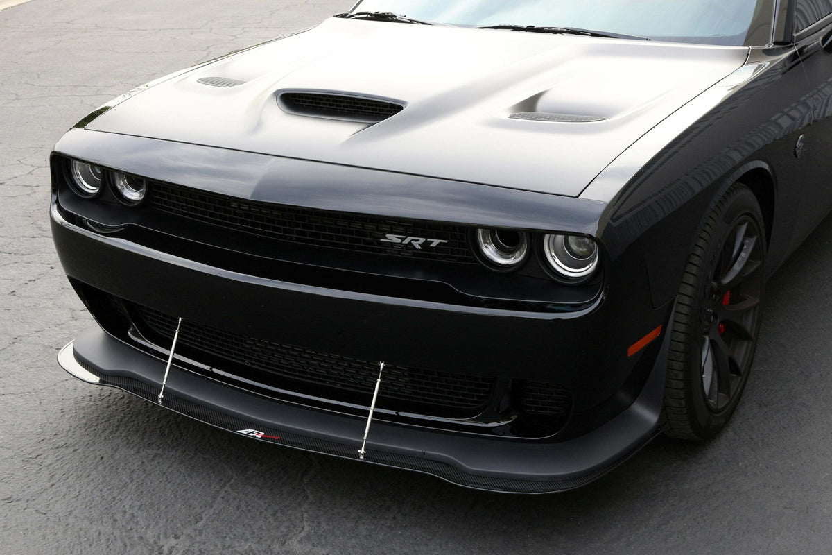 APR Carbon Fiber Wind Splitter With Rods (2015-up Challenger Hellcat) - CW-723151