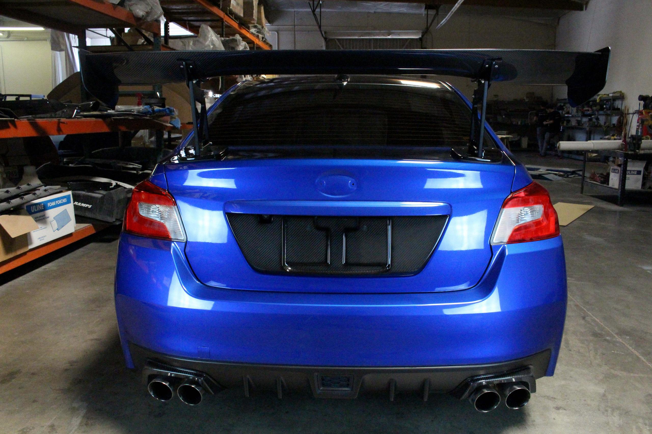 APR Carbon Fiber License Plate Frame/WRX,STI Sedan (2015-up WRX/STI Sedan) - CBX-WRXLIC15