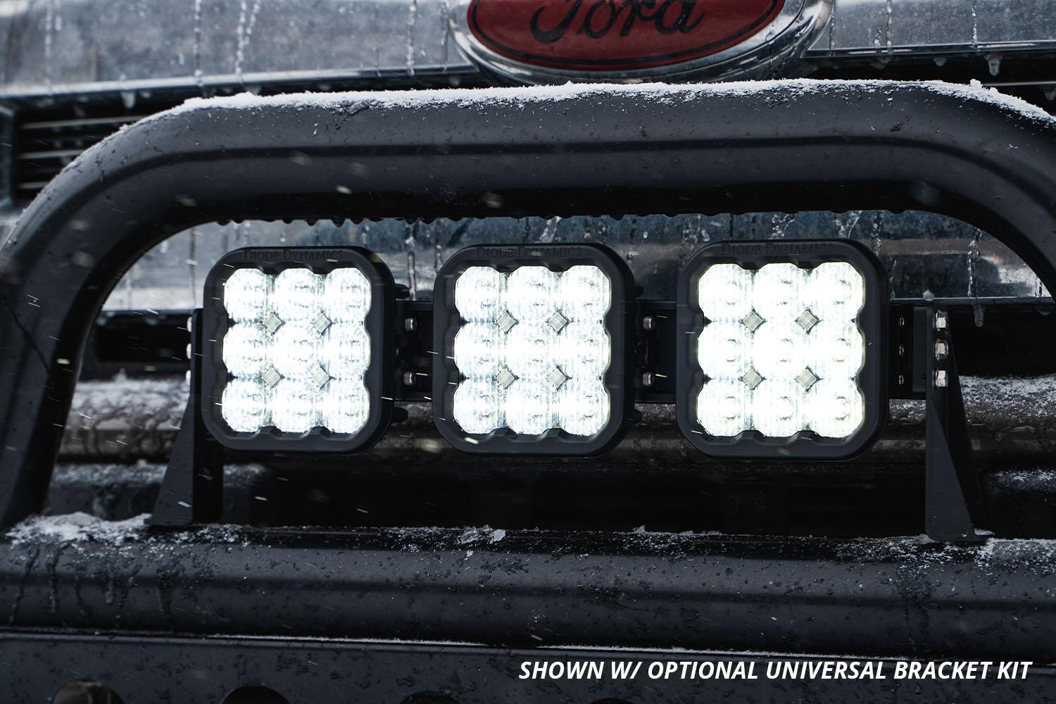 Diode Dynamics SS5 Sport Universal CrossLink 3-Pod Lightbar White Combo Diode Dynamics - DD6792