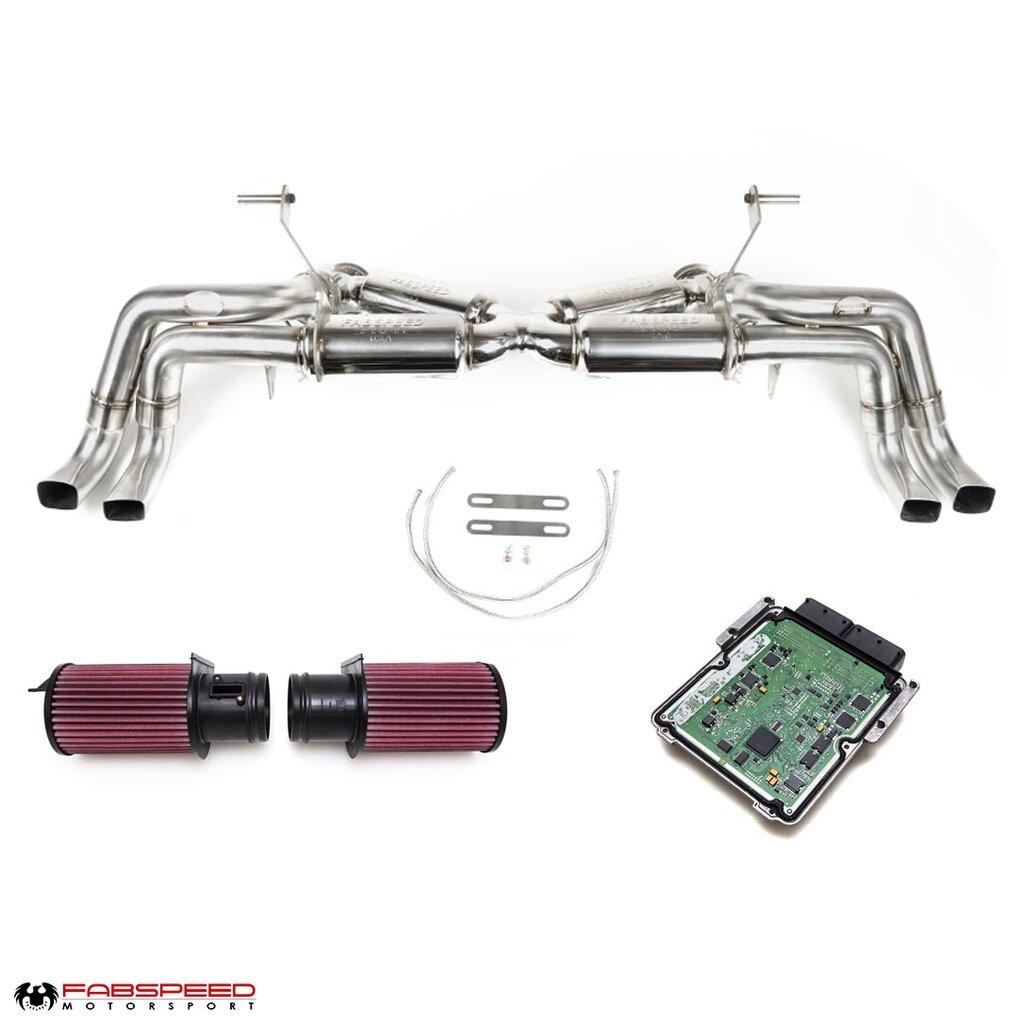Fabspeed 2017+ Audi R8 V10 Valvetronic Performance Package with ExperTune Performance Software - FS.AUD.R817V10.PKGE