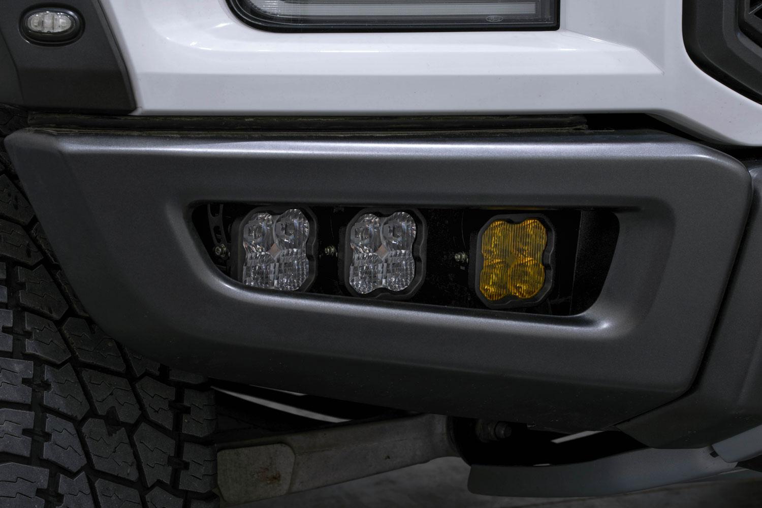 Diode Dynamics - DD6366 - Raptor 2017 SS3 LED Fog Kit Yellow Pro (2017-2020 F-150) - DD6366