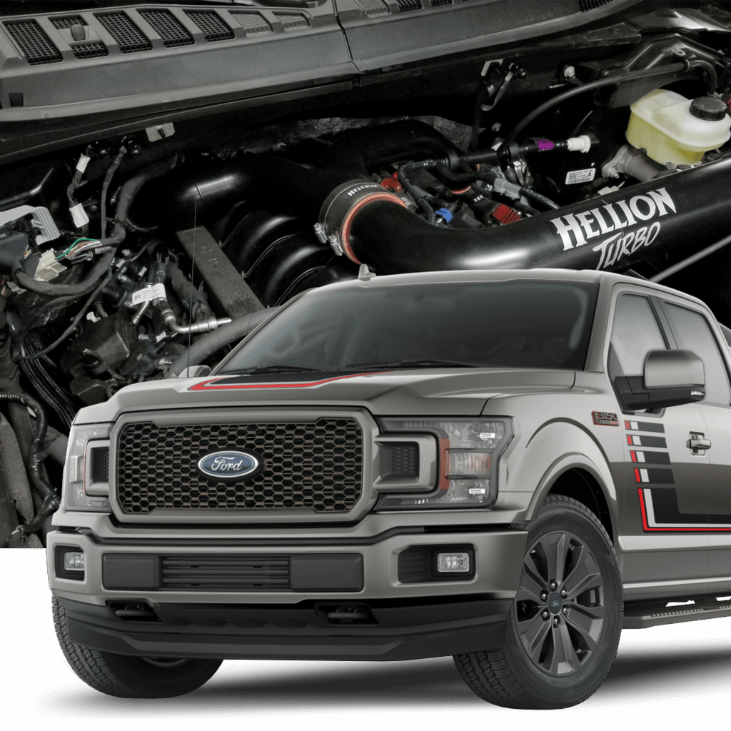 Hellion "Next Generation) Twin Turbo System (2015-2023 Ford F-150 5.0L)- HT-15F150-TT
