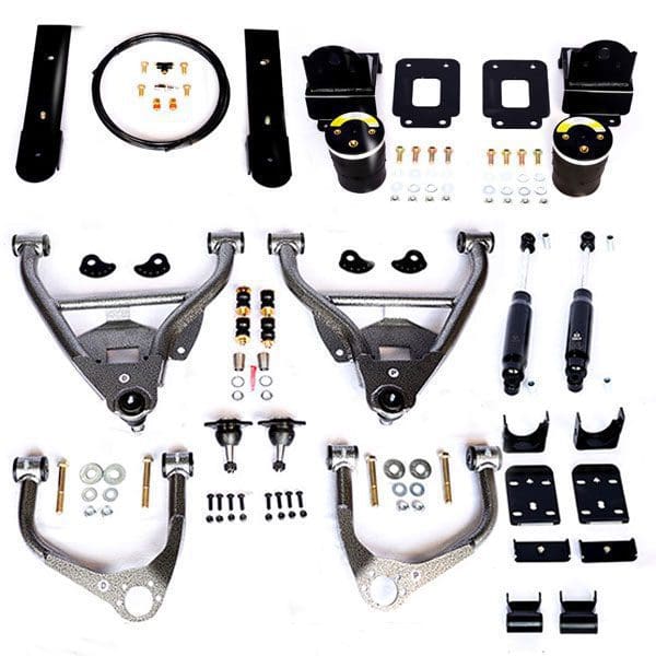 IHC Suspension 2019-PRESENT GM1500 4/6 LOWERING KIT W/ HELPER BAGS (SINGLE CAB) - IHC-GM1922CK-46