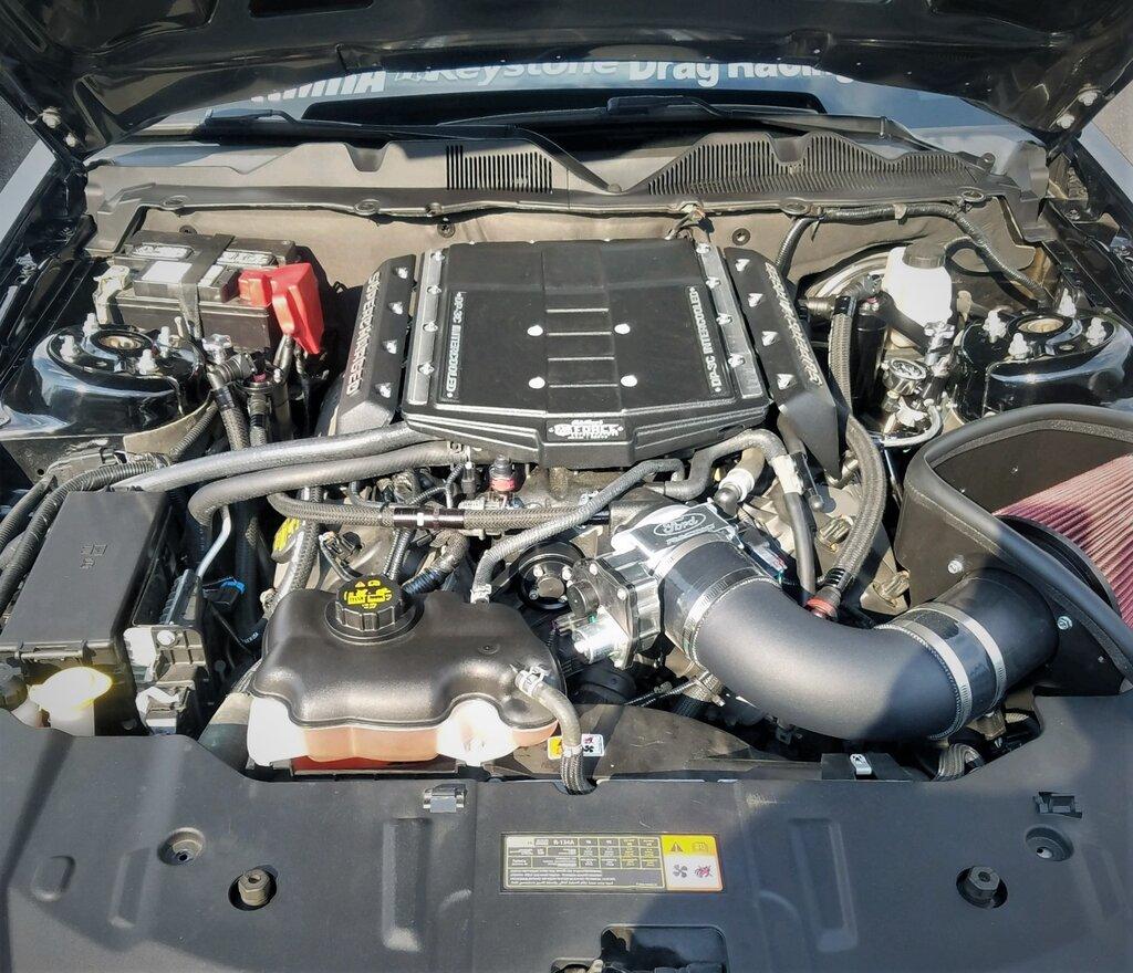 UPR 5030-247-1 2015-2017 Mustang 5.0L with Edelbrock Supercharger Dual Catch Can System (Black)