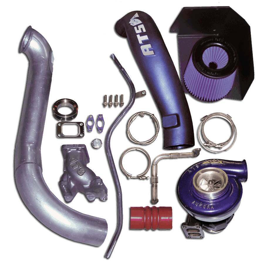 ATS Diesel Aurora 4000 Turbo System Fits 1994-Early 1998 5.9L Cummins .85 A/R - 202-943-2164