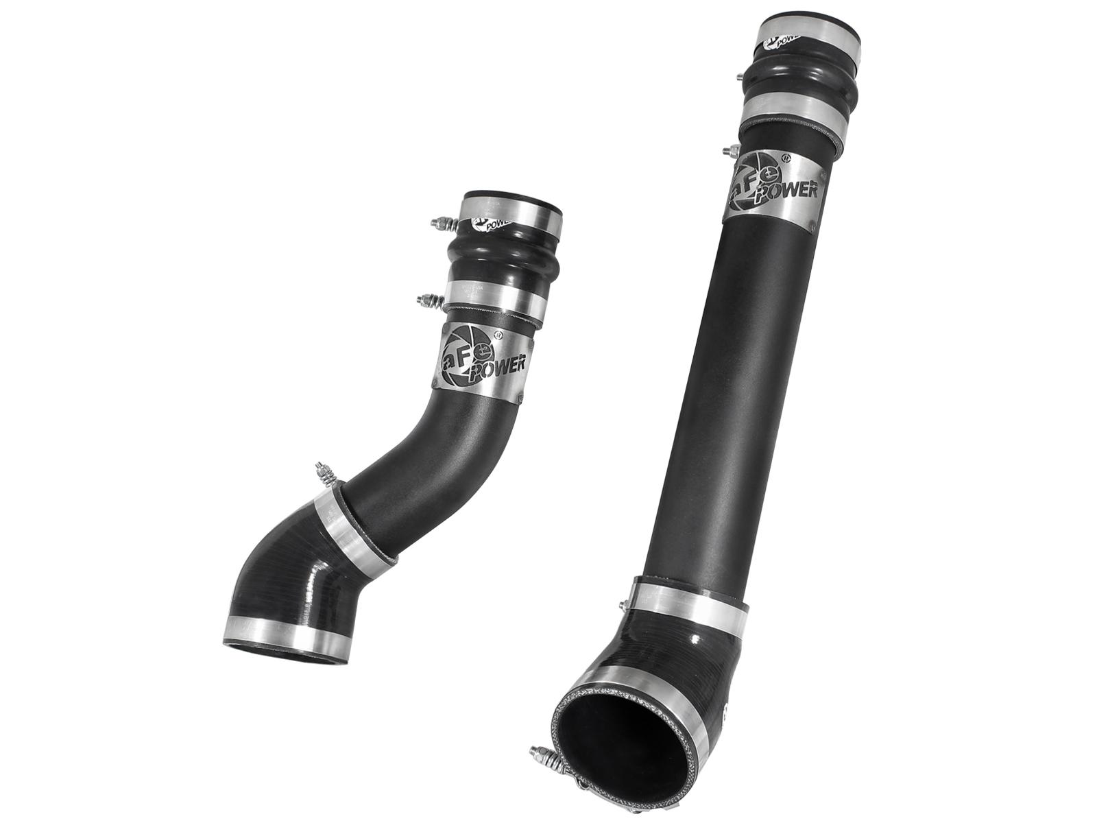 AFE BladeRunner 3 IN Aluminum Hot and Cold Charge Pipe Kit Black (1994-2002 Ram 2500, Ram 3500) - 46-20064-B