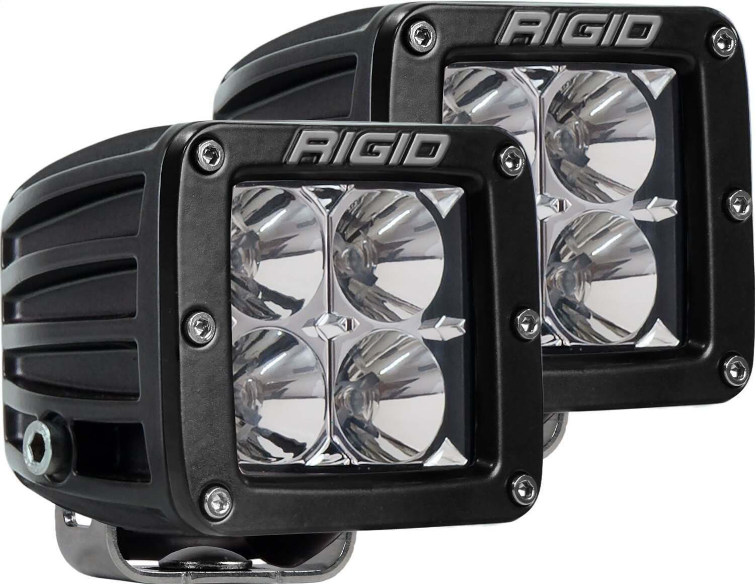 RIGID Industries Rigid D-Series Pro Led Light, Flood Optic, Surface Mount, Pair - 202113