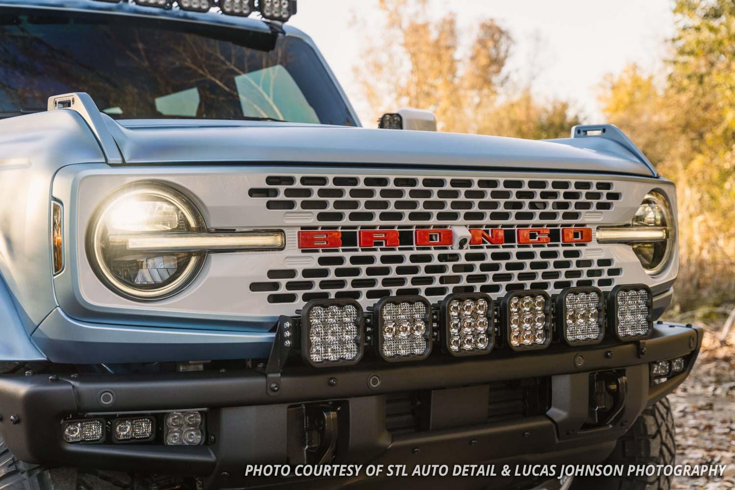 Diode Dynamics Bronco SS5 6-Pod CrossLink Grille Lightbar Kit Sport Yellow Combo Diode Dynamics - DD7236