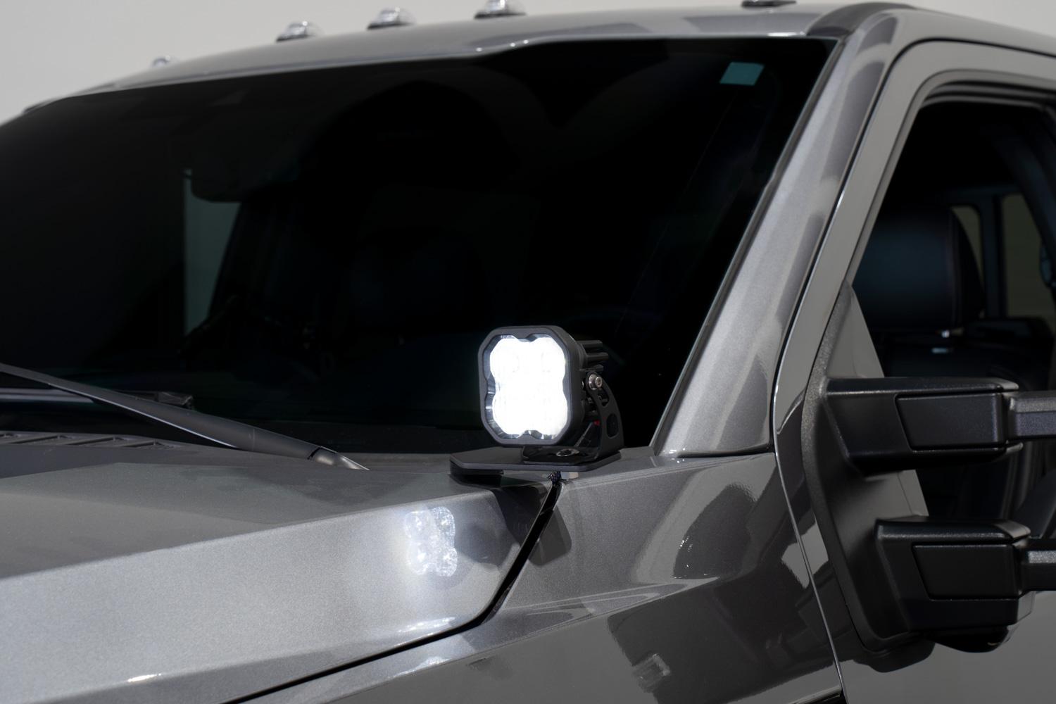Diode Dynamics Bolt-On Fitment On 2017-2022 Ford Super Duty. (2017-2022 F-250 Super Duty, F-350 Super Duty, F-450 Super Duty, F-550 Super Duty) - DD7559