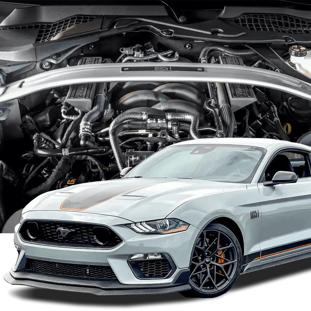 Hellion Street Sleeper Hidden Twin Turbo System (2021-2023 Mustang Mach-1 - HT-M21-SS