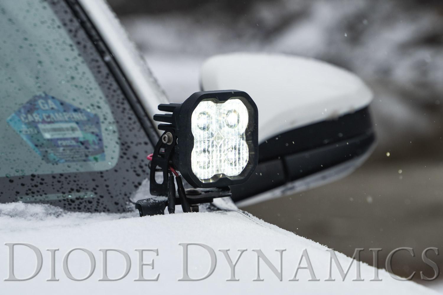 Diode Dynamics SS3 LED Ditch Light Kit For 2010-2021 Toyota 4Runner, Sport White Combo (2010-2021 4Runner) - DD6746