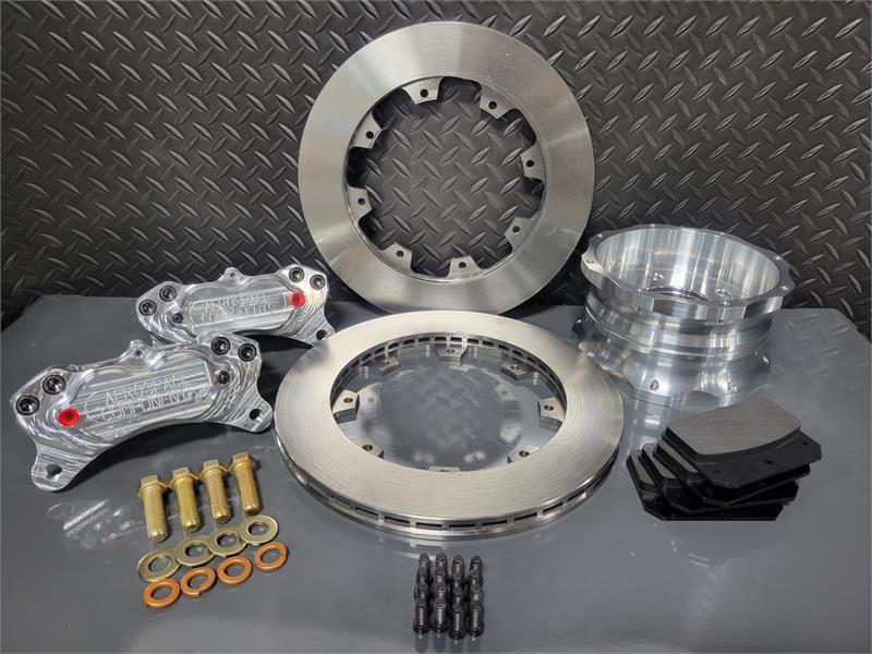 Aerospace Components 4 Piston Pro Street Front Brake Kit 2015-21 Mustang - AC-256VR