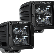 RIGID Industries Rigid D-Series Pro Midnight Edition, Spot Optic, Surface Mount, Pair - 202213BLK
