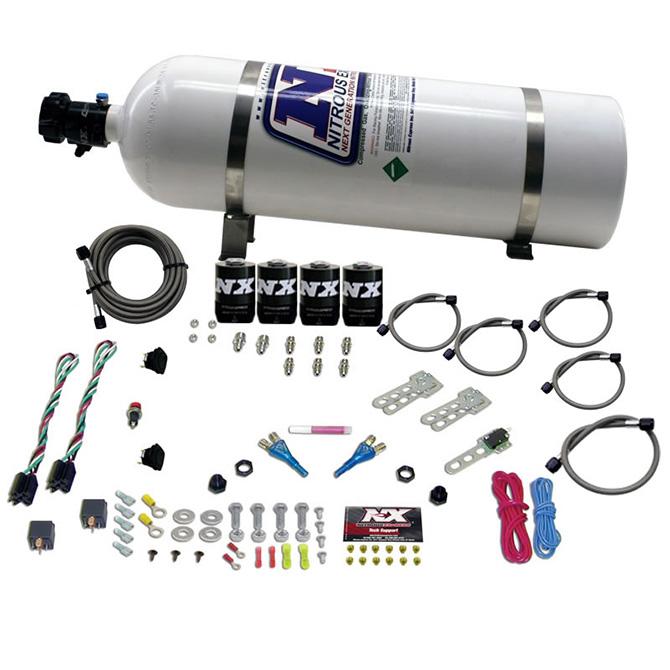 Nitrous Express Gm Efi Dual Stage (50-150Hp X 2) With 15Lb Bottle - 20224-15
