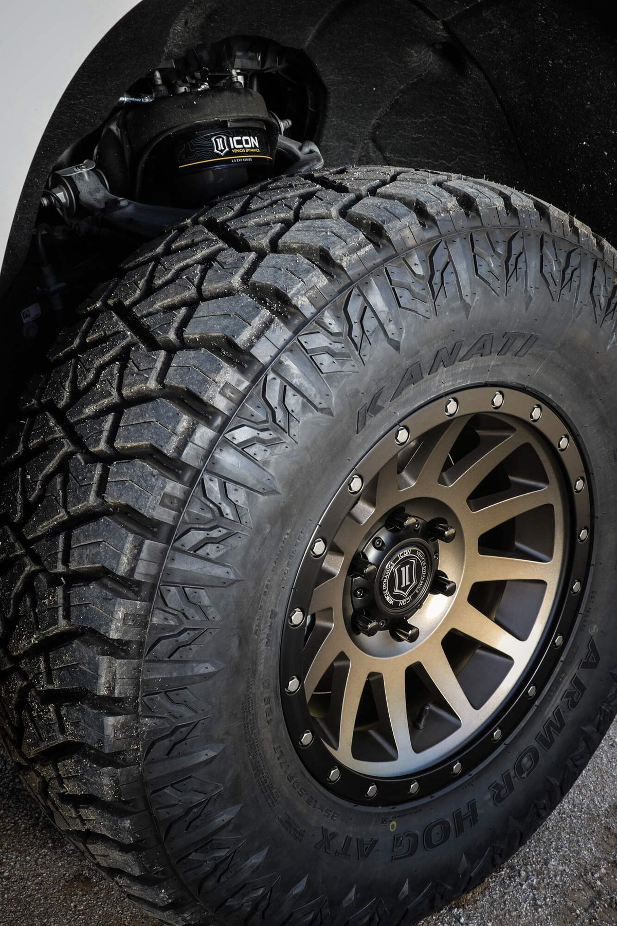 Icon ALLOYS COMPRESSION BRONZE - 17 X 8.5 / 6 X 5.5 / 0MM / 4.75" BS - 2017858347BR