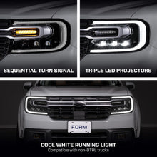 Form Lighting 2022-2024 Ford Maverick Sequential LED Projector Headlights (pair) - FL0084