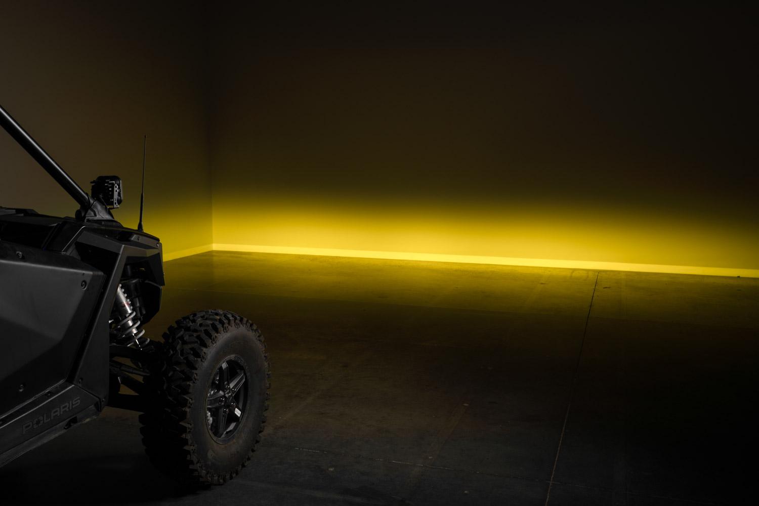 Diode Dynamics SS3 LED Bumper 1.5 Inch Roll Bar Kit, Sport Yellow SAE Fog (Pair) - DD7664